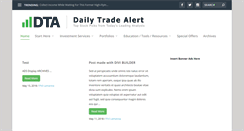 Desktop Screenshot of dailydividendalert.com